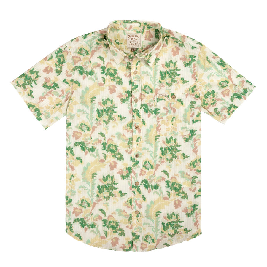 City Slicker S/S Shirt ALONDRA Cream/Grn