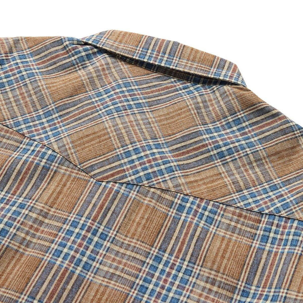 Sawtoof S/S Faded Navy Pearl Snap Shirt