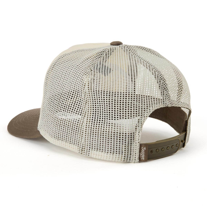 HERD TRUCKER MESH SNAPBACK CREAM/WOODLAND
