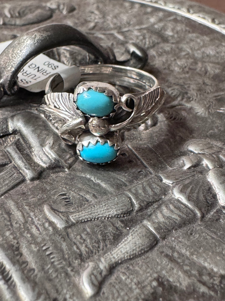 HARRY YAZZIE HANDMADE RING SZ 7