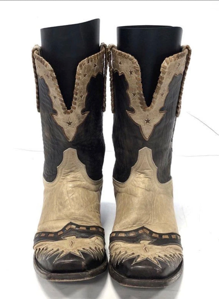 Vintage Old Gringo Boots 10M Tan/Brwn