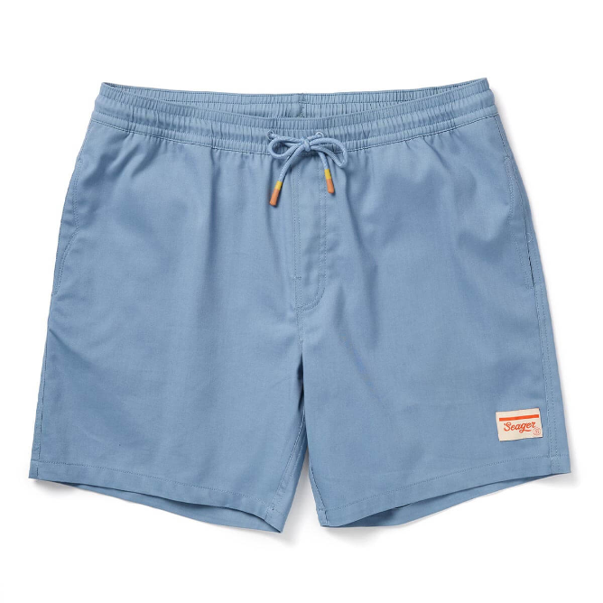 YUMA NYLON SHORTS FADED DENIM