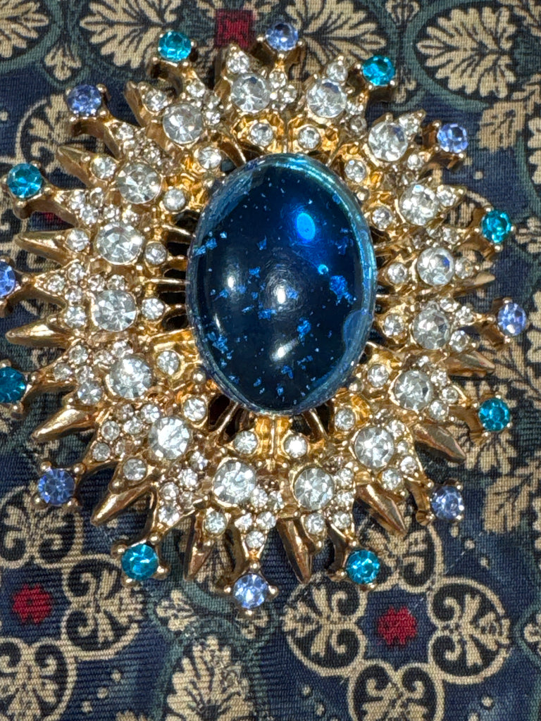 Status Custom Silk Vintage Brooch Tie #5