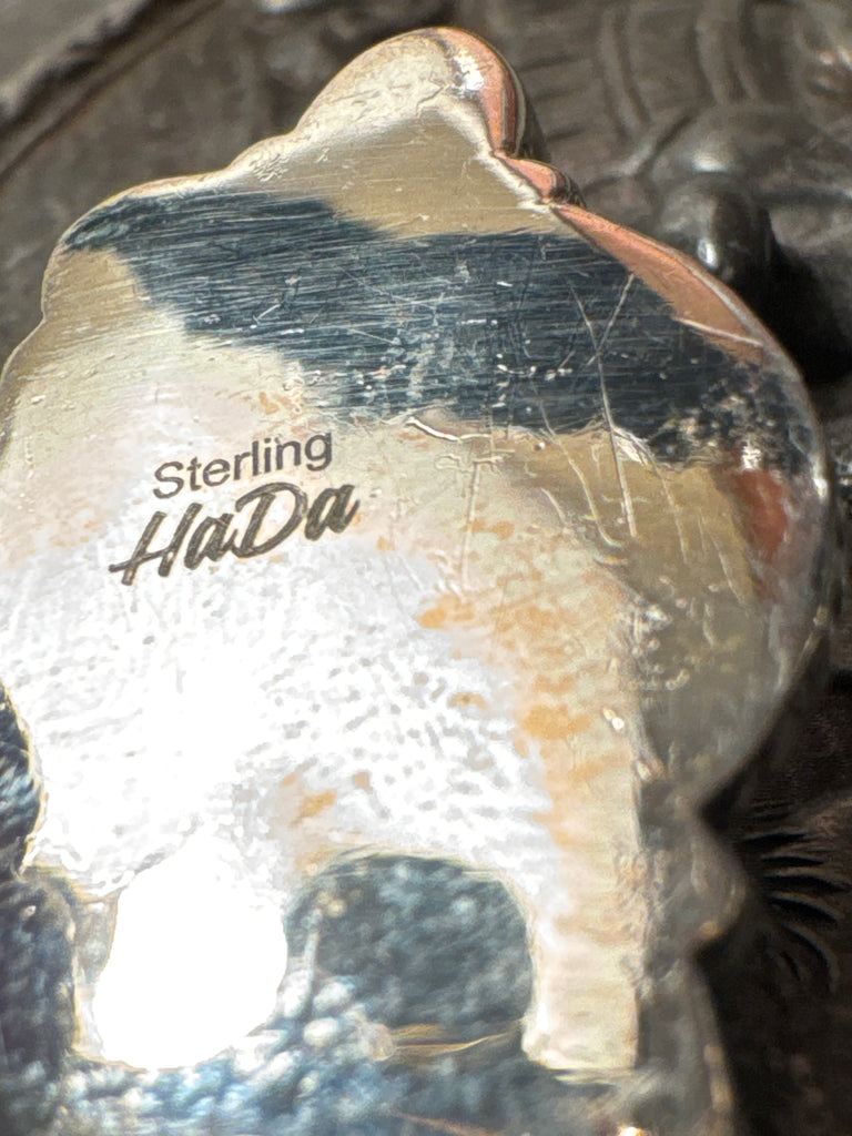 Hada Collection Sterling Silver Kingman Turquoise Cuff Bracelet