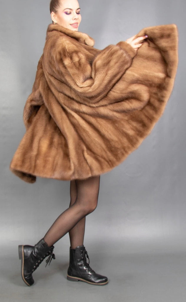 Female Mink Coat Stroller