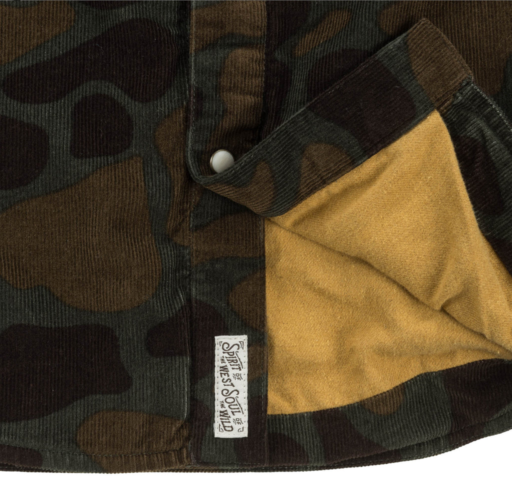 Desperado Shacket Woodland Camo