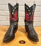 Vintage Inlay Cowboy Boots 6.5