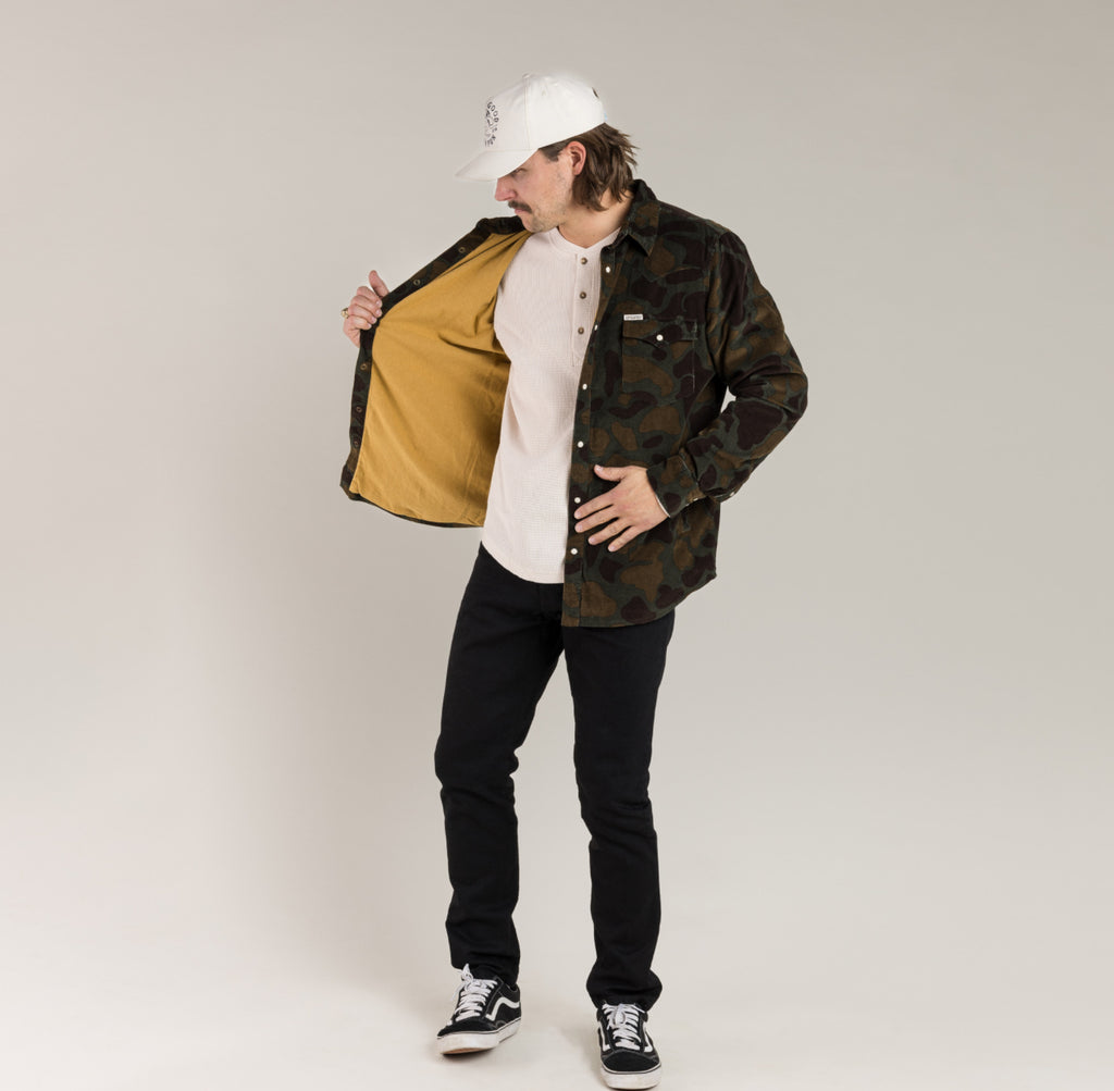 Desperado Shacket Woodland Camo