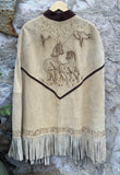 Pyrography Vintage Cape Horses