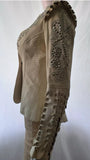 Kippys Cleopatra Cream Lamb Jacket Swarovski M