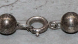 Navajo Sterling Pearls 25” Long Necklace