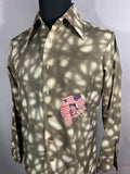 Vintage 1970’s Camo Print USA Shirt M