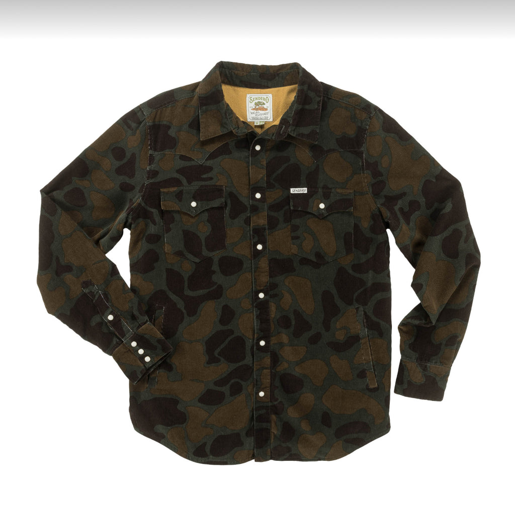 Desperado Shacket Woodland Camo