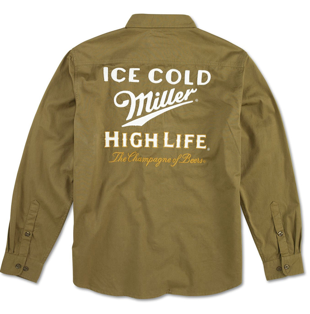 Miller High Life Daily Grind Shirt Embroidered