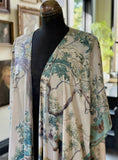 Earth and Sky Bohemian Tree Print Kimono