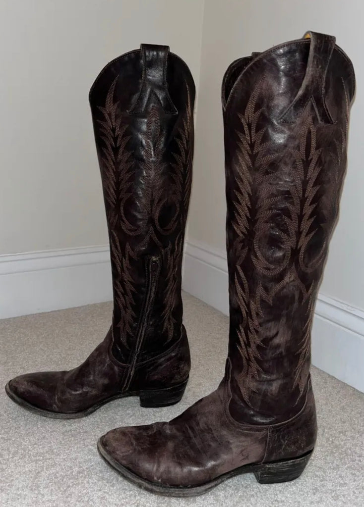 Vintage Old Gringo Myra Super Tall Boots 7 Vintage Old Gringo Myra Super Tall Boots 7