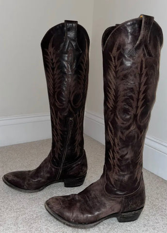 Vintage Old Gringo Myra Super Tall Boots 7