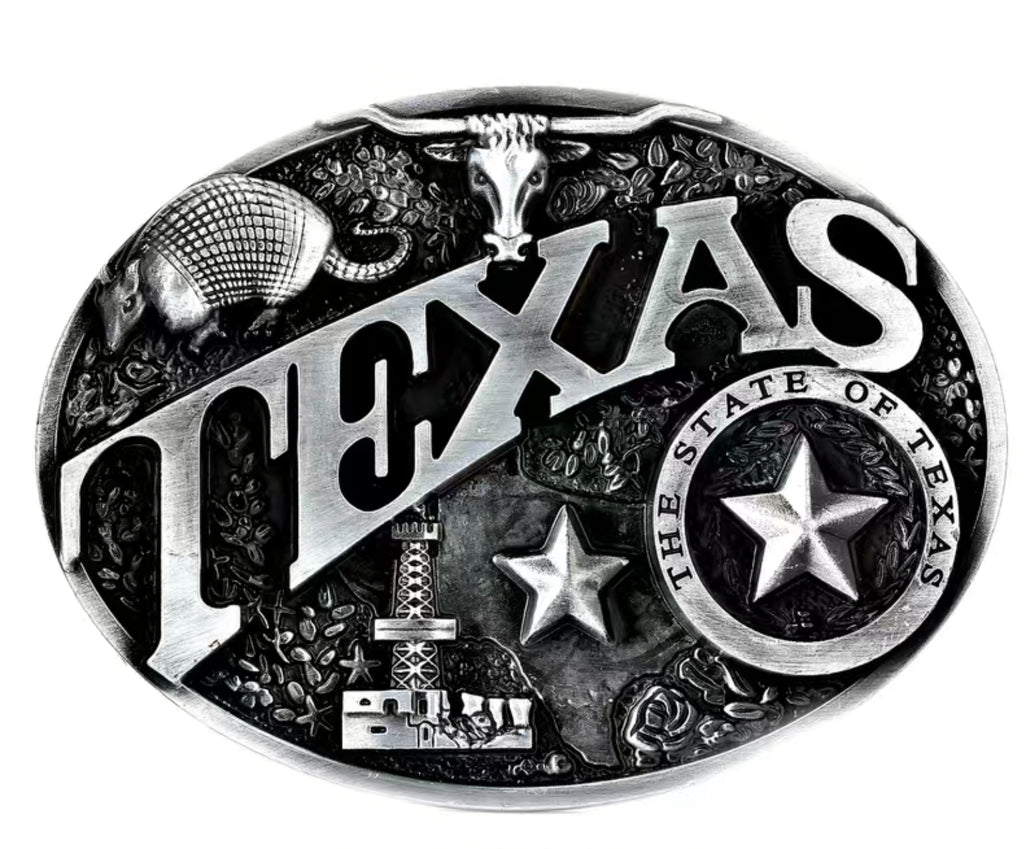 Texas Western Belt Buckle