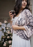 Peace Wine Sunshine Short Cardigan Kimono