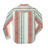 Retro Stripe Serape Pearl Snap Shirt