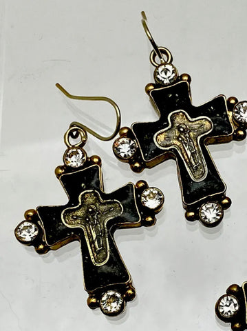Maria Cross Earrings