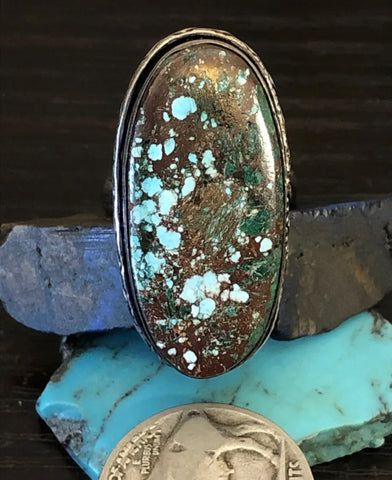 Exquisite Detail Navajo Kingman Cuff Bracelet
