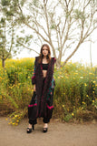 Penny Deluxe Kahlo Embroidered Faux Fur Jacket Coat S
