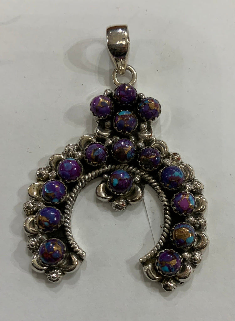 Sterling Silver Purple Mojave Pendant