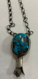 Squash Blossom Turquoise Necklace