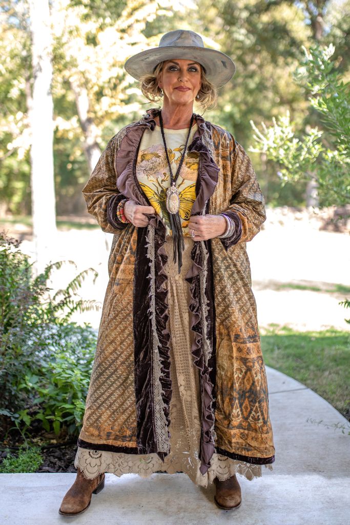 Midnight Slumber Duster Coat Reversible!!