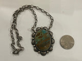 Tom Gilbert Navajo Kingman Turquoise Necklace