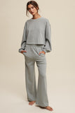 Knit Sweat Top and Pants Athleisure Lounge Set