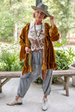 Sweet Soiree Velvet Jacket - Mustard