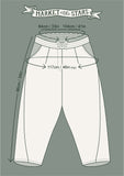 I Dream in Flowers Boho Linen Artist Pants