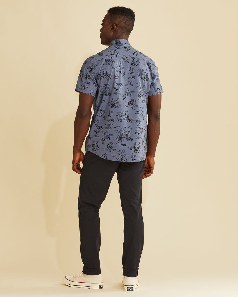 Laramie Snap Front Western Graphic Shirt