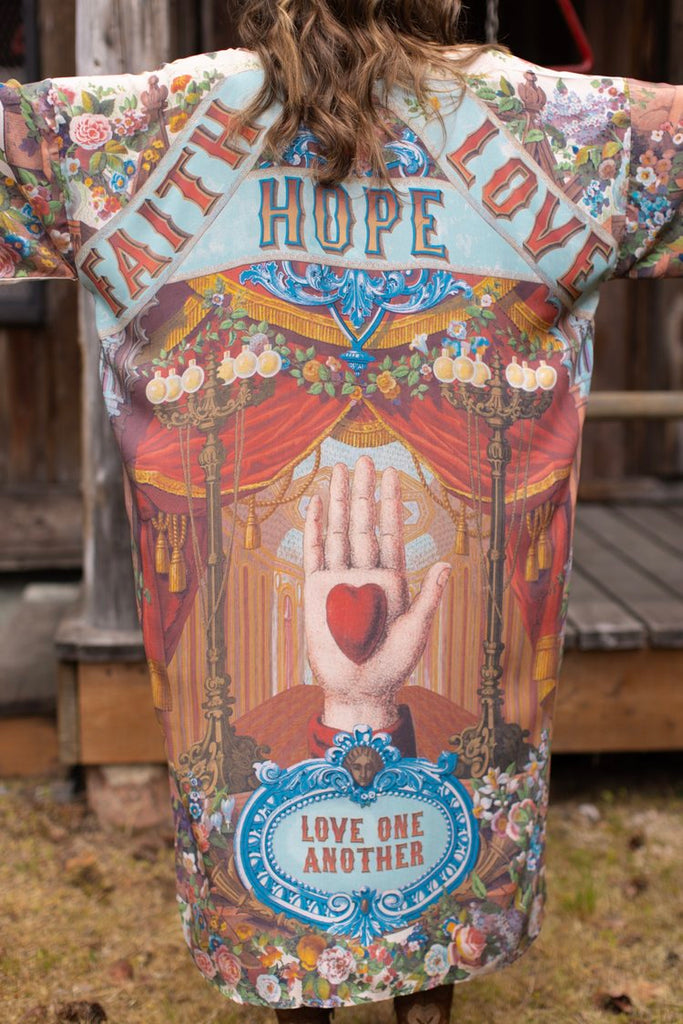 Love Language Duster Hope Kimono
