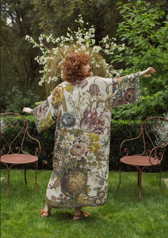 Love Grows Wild Floral Duster Bees