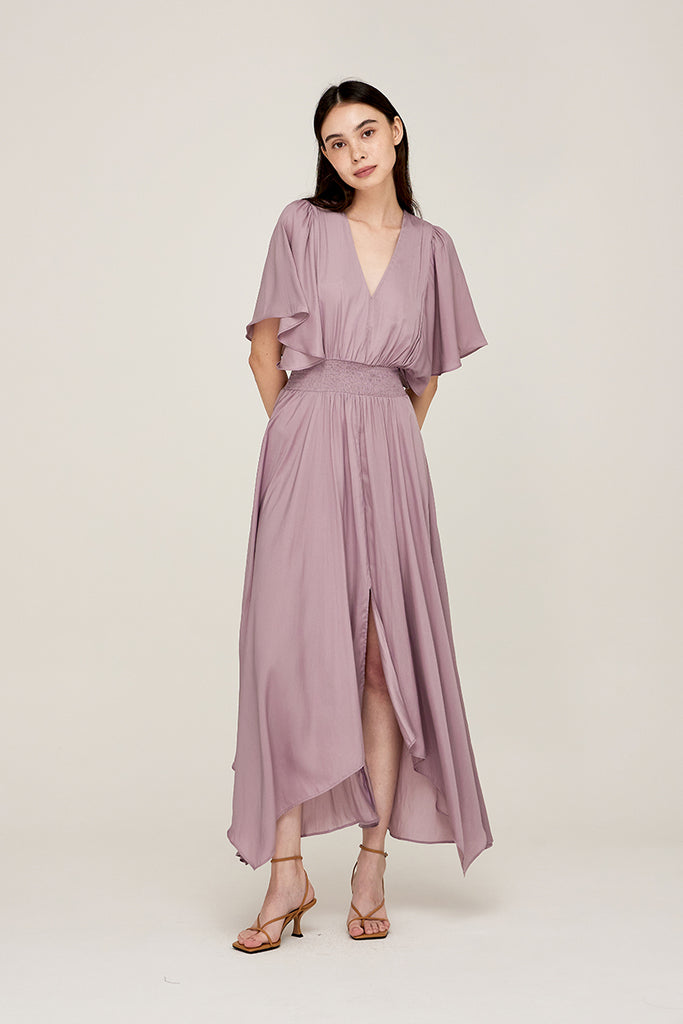 Unbalanced Skirt Maxi Dress