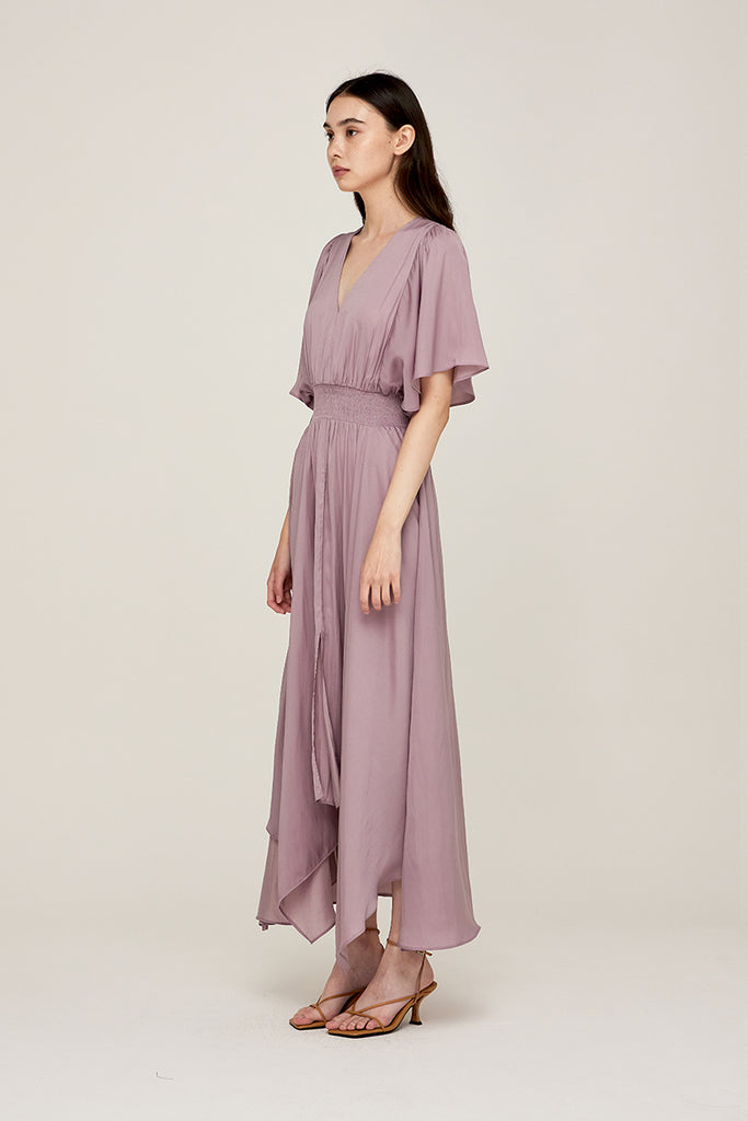 Unbalanced Skirt Maxi Dress