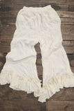 WC BOHO PANTS PARCHMENT WITH TASSELS