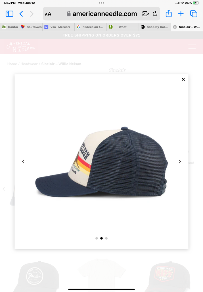 Willie On the Road Again Cap