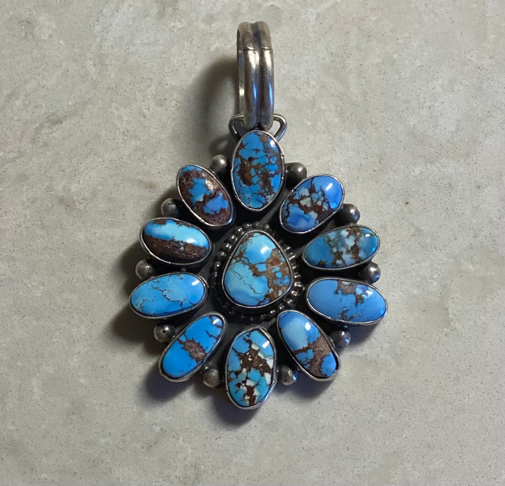 Navajo Signed Golden Hills  Pendant