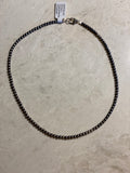 Navajo Sterling, native pearls choker