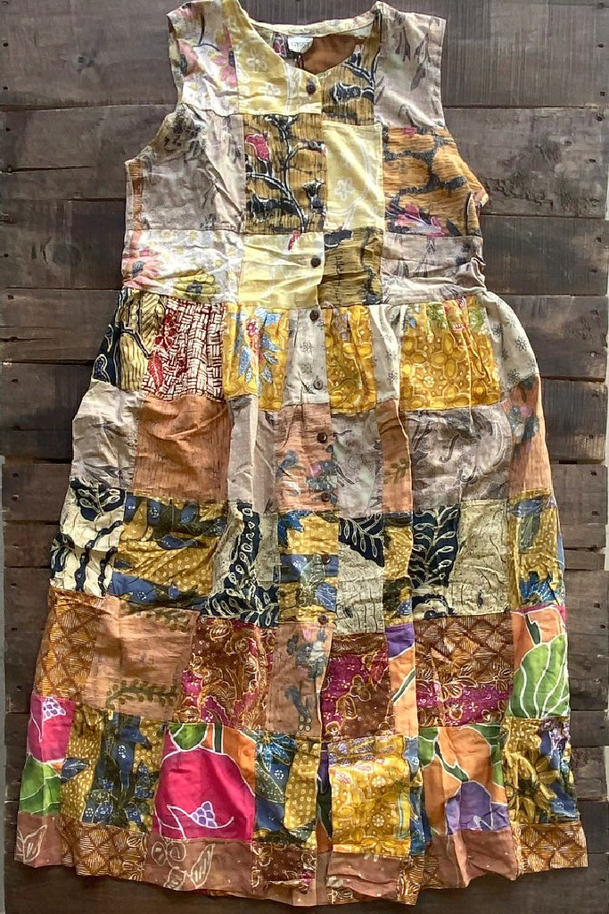 Vintage Patchwork Dress One Size Vintage Patchwork Dress One Size