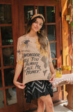 Milk and Honey Bee Bamboo Top