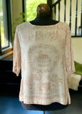 Land of Plenty Lamb Peace Bamboo Top