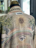 Friendship Love & Truth Mystic Short Kimono Vintage Wash