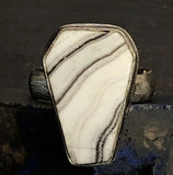 Vintage Native American White Buffalo Ring