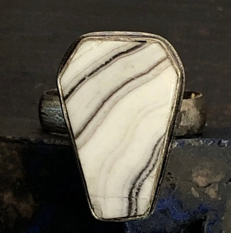 Vintage Native American White Buffalo Ring