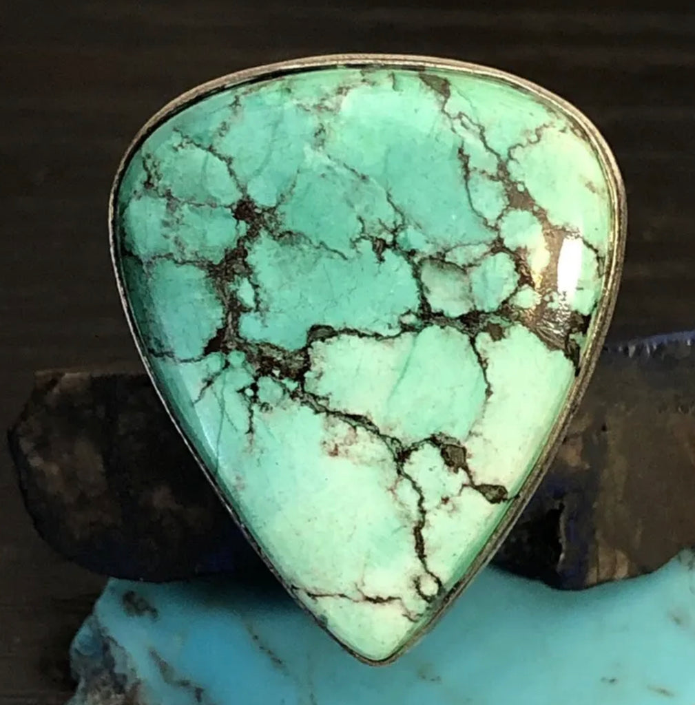 Old Native American Carico Lake Turquoise 9